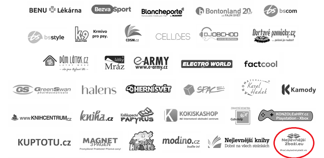 soutěž seznam shopu